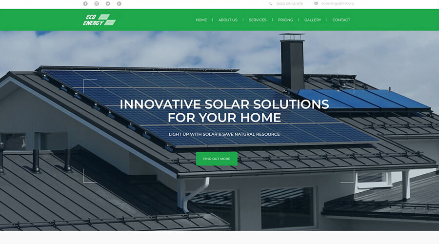 Solar Website Development