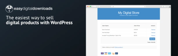 Easy Digital Downloads – Simple Ecommerce For Selling Digital Files – WordPress Plugin 