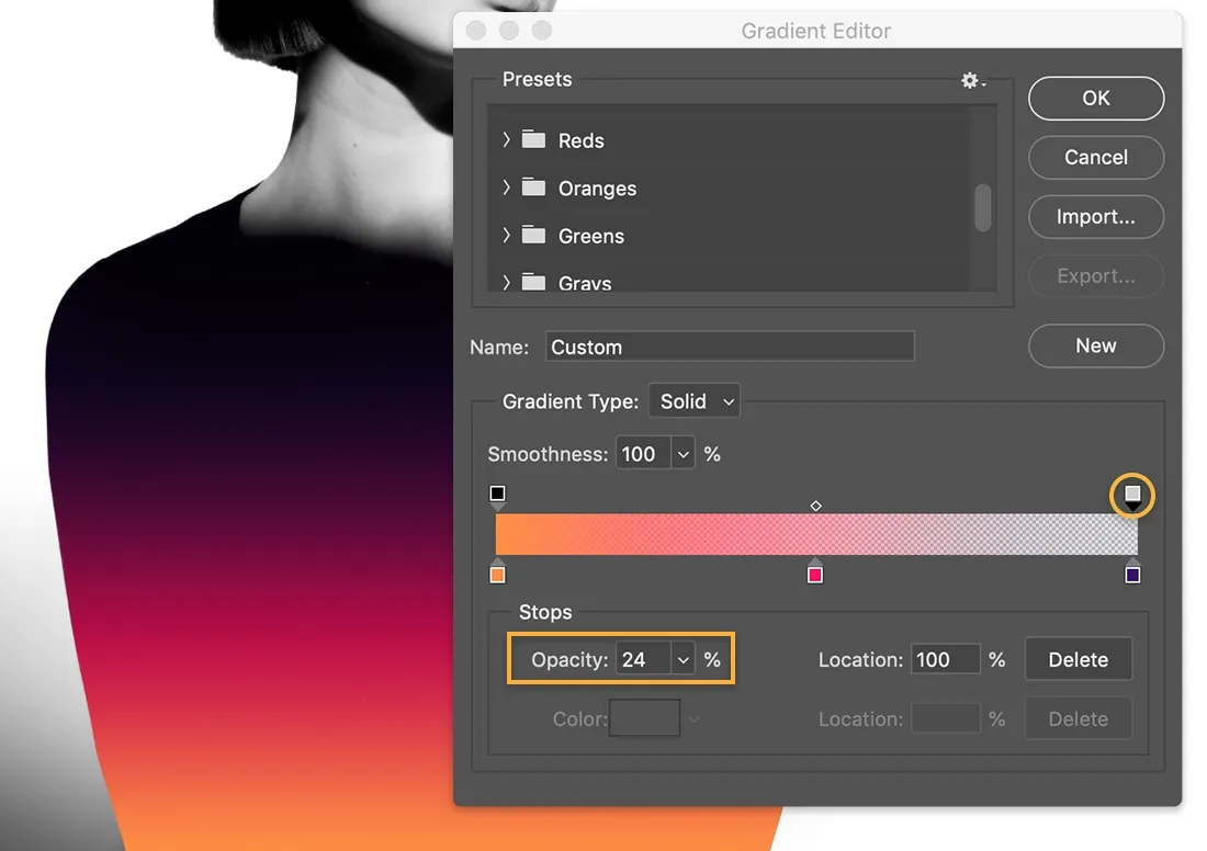 How Do I Make A Black Gradient Transparent In Photoshop?