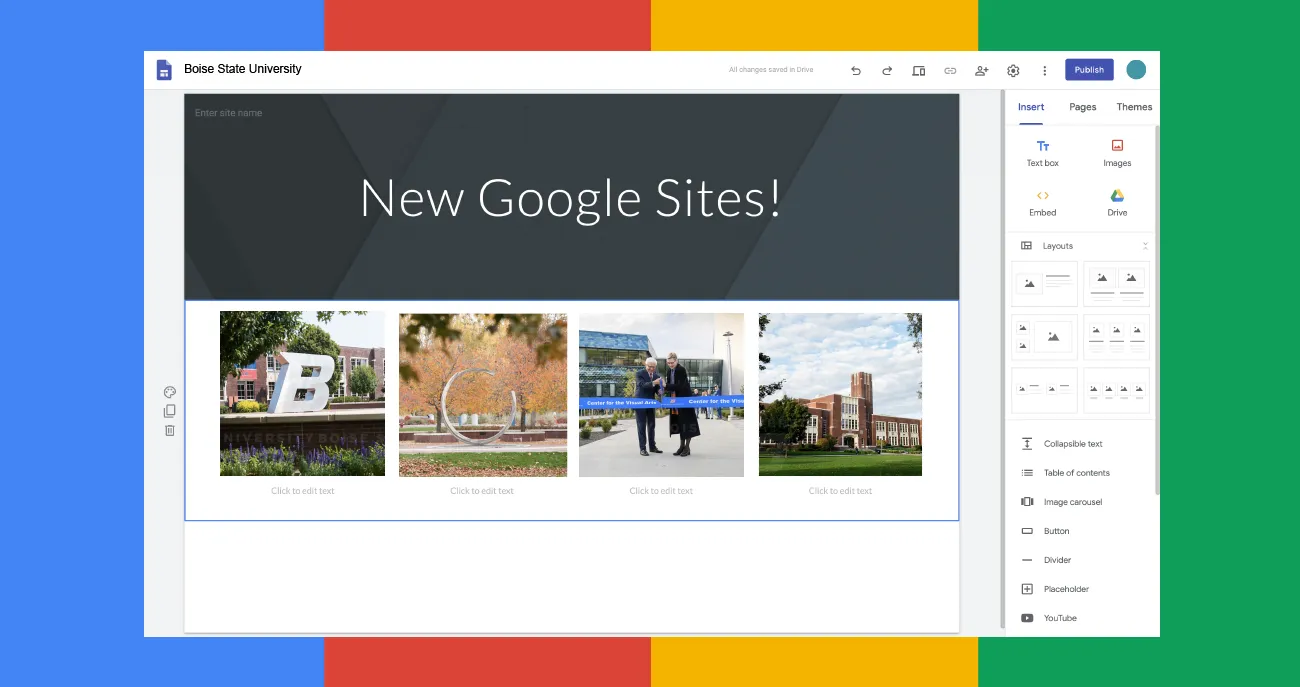 How To Create A Website With Google Sites