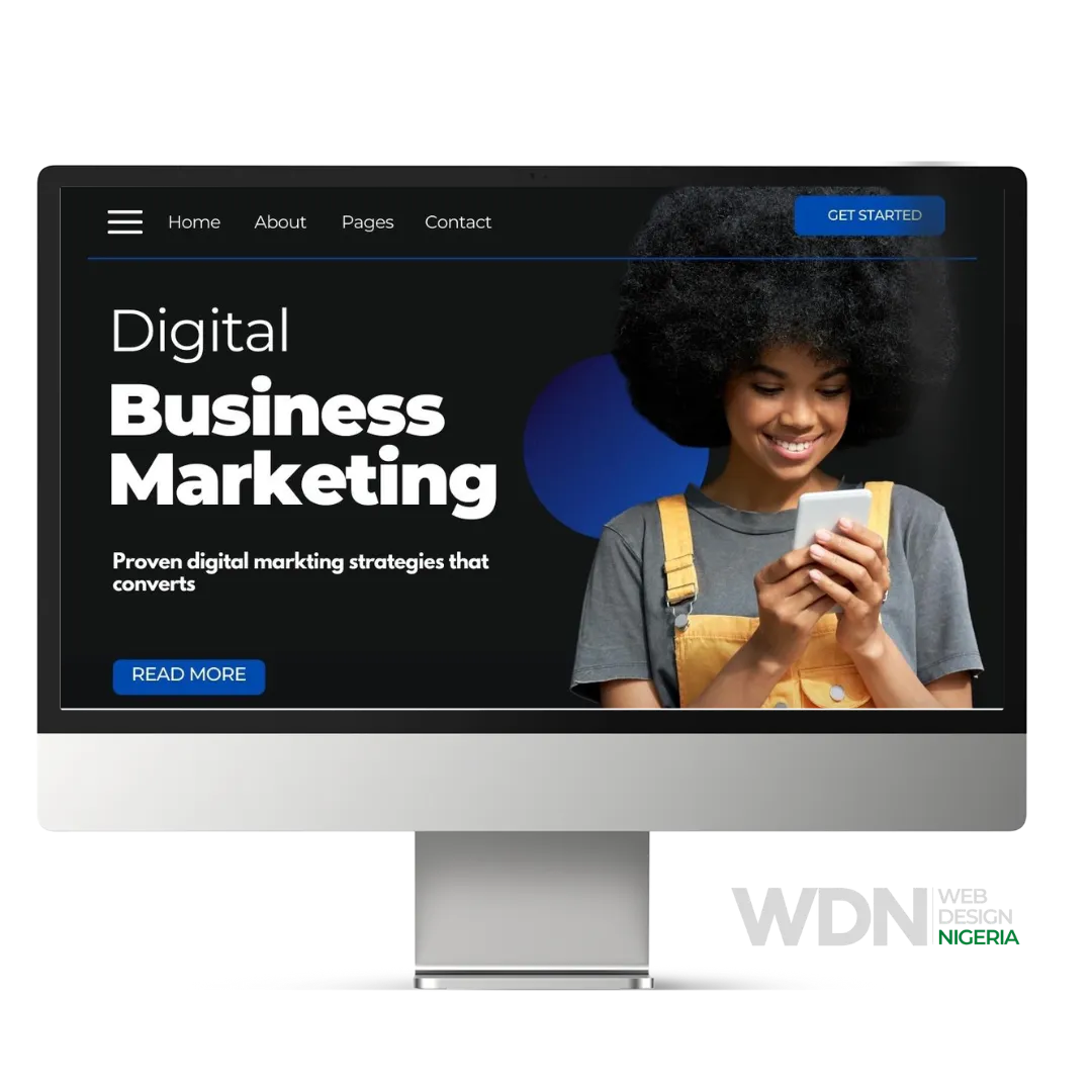 Website Hero Section Design Ui Design Web Design Nigeria